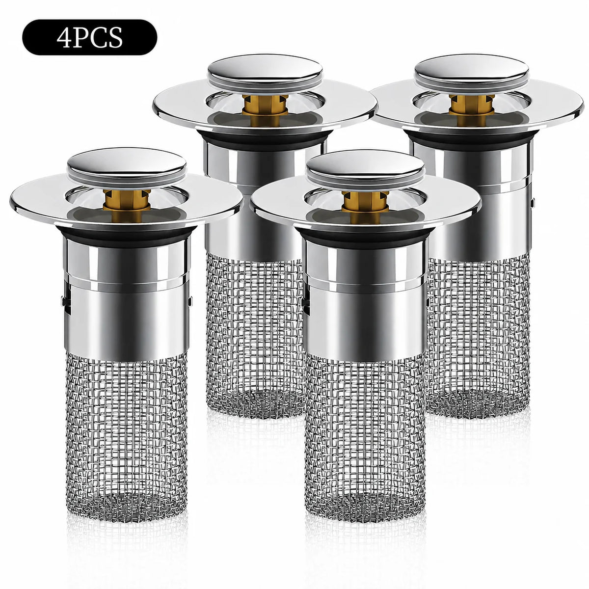 Easy-Care Universal Pop-Up Sink Drain Filter for Routine Upkeep