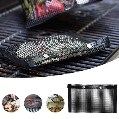 Reusable Non-Stick BBQ Grill Mesh Bag