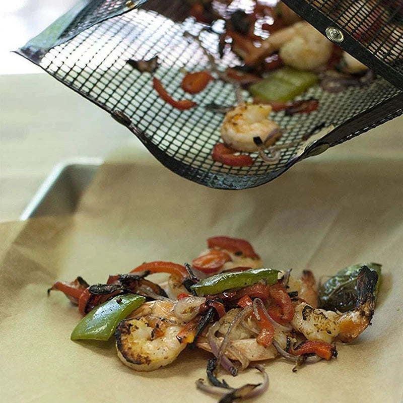 Reusable Non-Stick BBQ Grill Mesh Bag