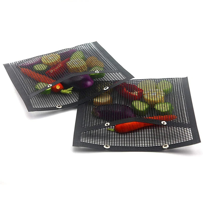 Reusable Non-Stick BBQ Grill Mesh Bag