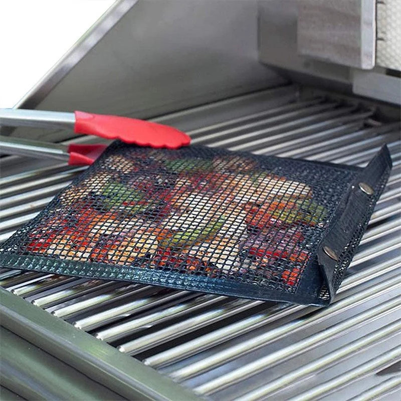 Reusable Non-Stick BBQ Grill Mesh Bag