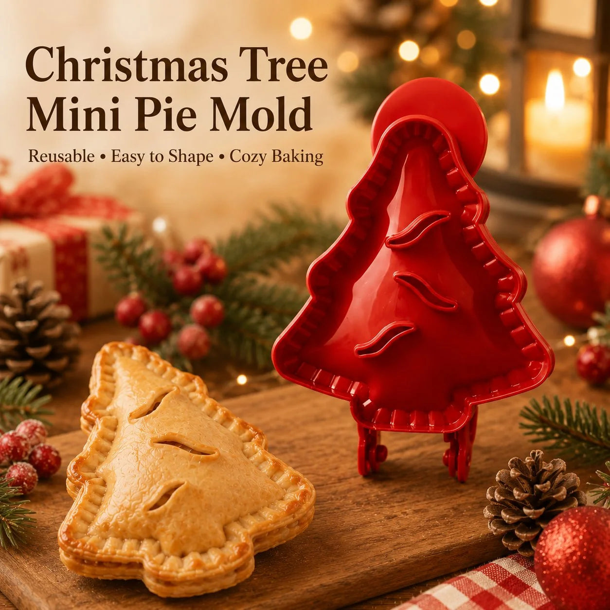 Purpose-Built Beginner-Friendly Mini Hand Pie Press Mold – 6 Fun