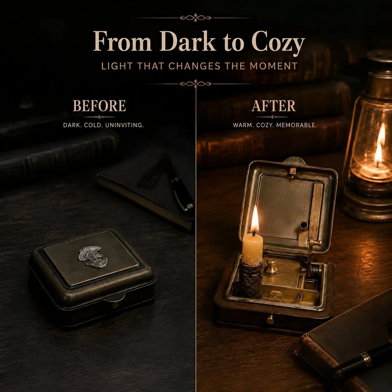 Purpose-Built 19th Century Mechanical Candle Box for Everyday Use