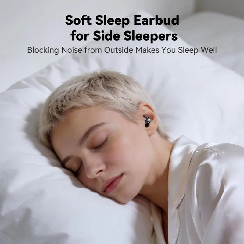 Low-Profile Bluetooth Earbuds Designed for Sleep Listening