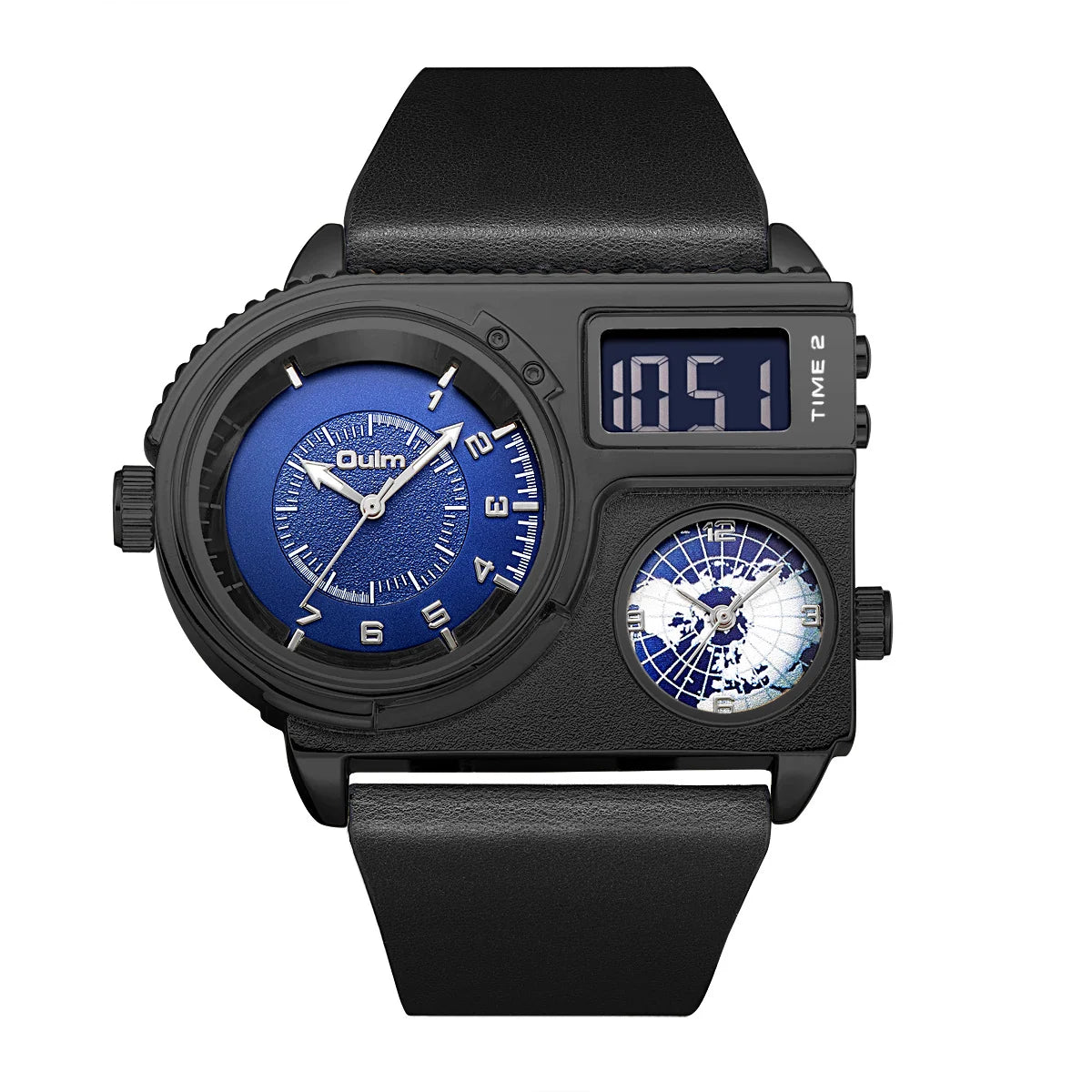 Purpose-Built Bold Multi-Display Analog Digital Watch for Everyday Use