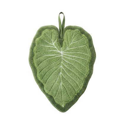 Purpose-Built Botanical Leaf Microfiber Hand Towel for Everyday Use