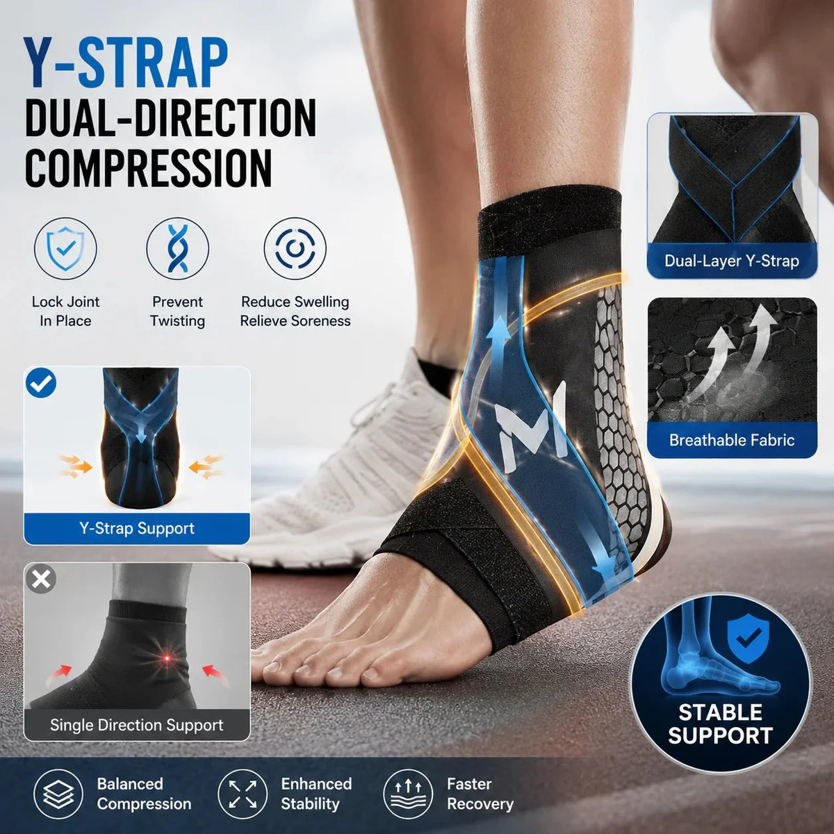 Purpose-Built Summer -Ultra Thin Breathable Ankle Support