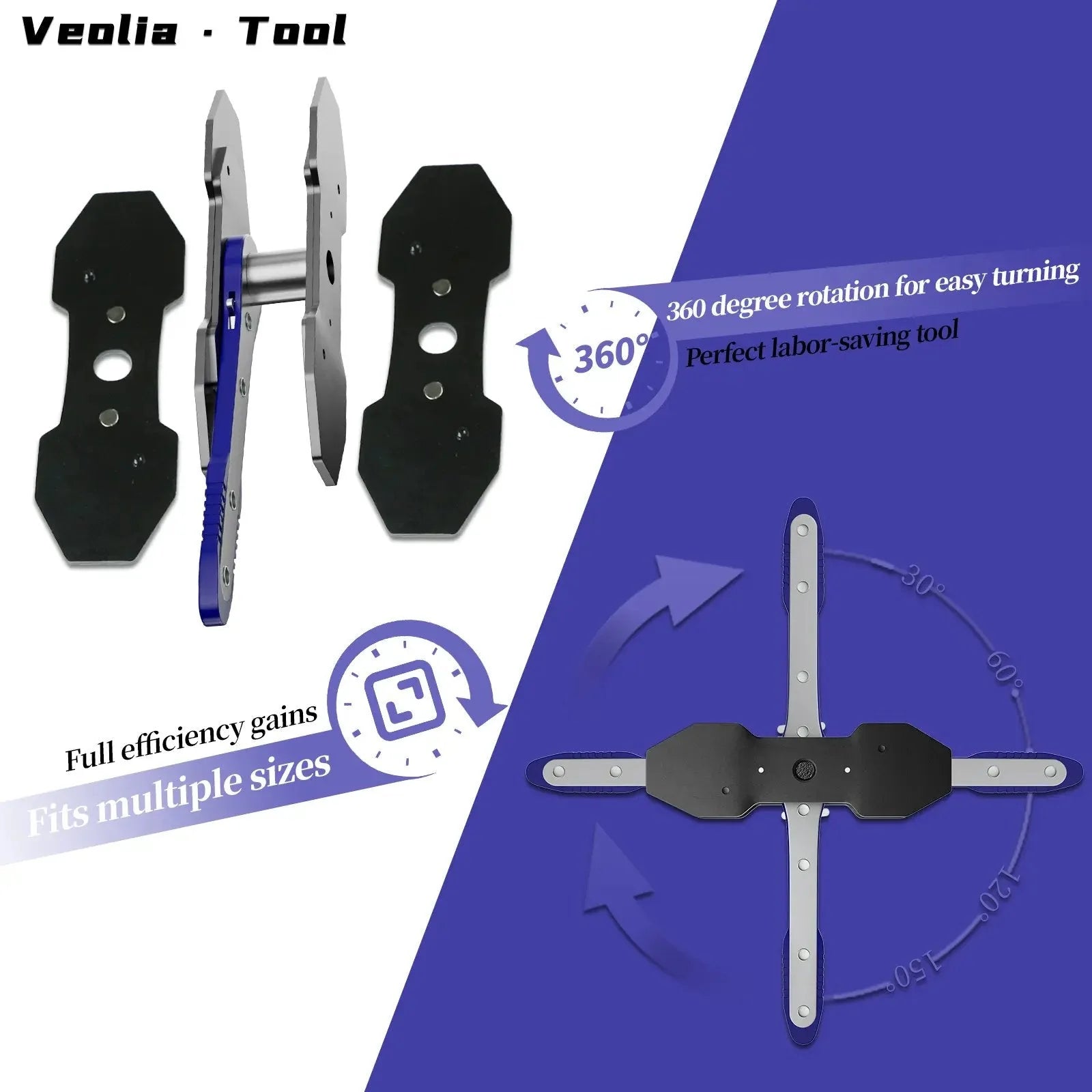 Workshop-Ready Brake Caliper Piston Press Tool for Single, Dual &