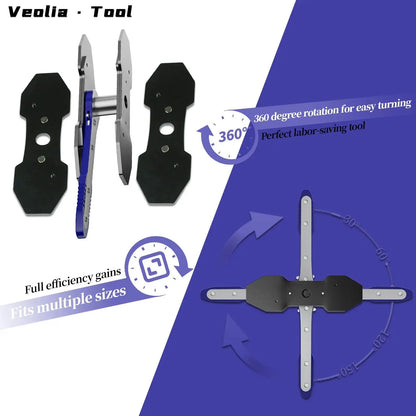 Workshop-Ready Brake Caliper Piston Press Tool for Single, Dual &