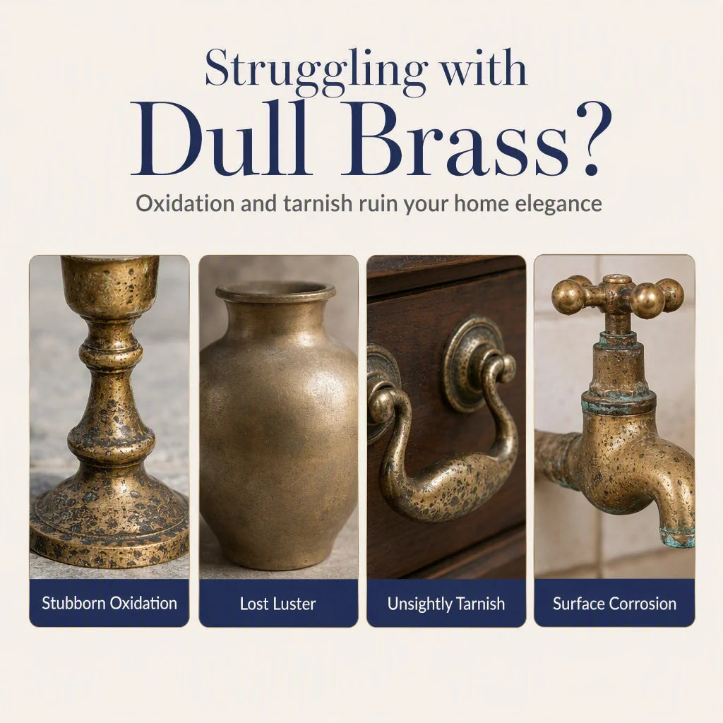 Easy-Care TARNISHED BRASS FIX IT FAST Polish & Cleaner – Removes