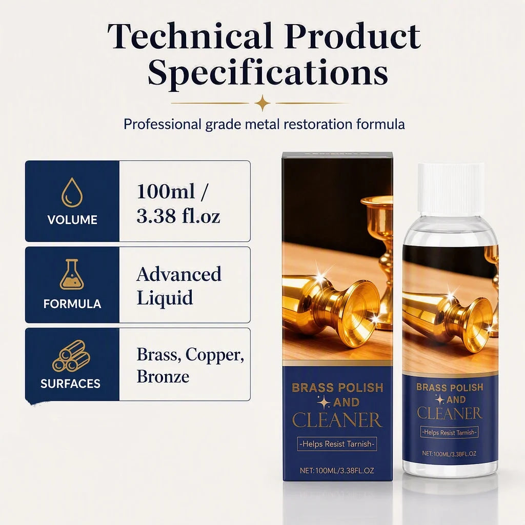 Easy-Care TARNISHED BRASS FIX IT FAST Polish & Cleaner – Removes