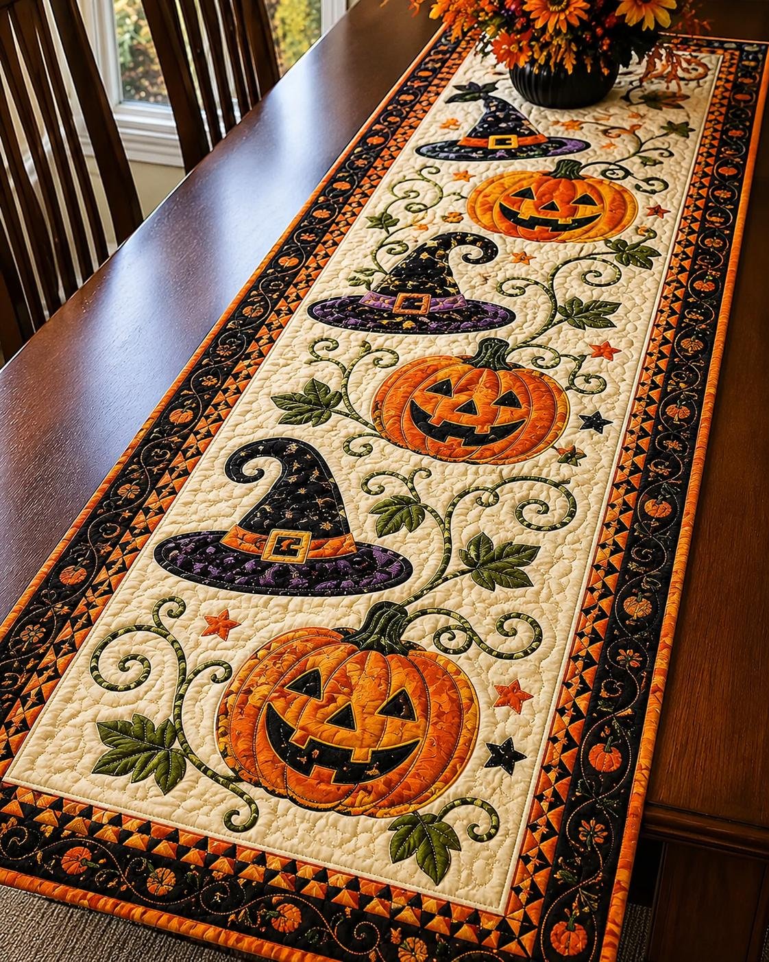 Purpose-Built Rustic Autumn Table Runner – Create a Warm Harvest