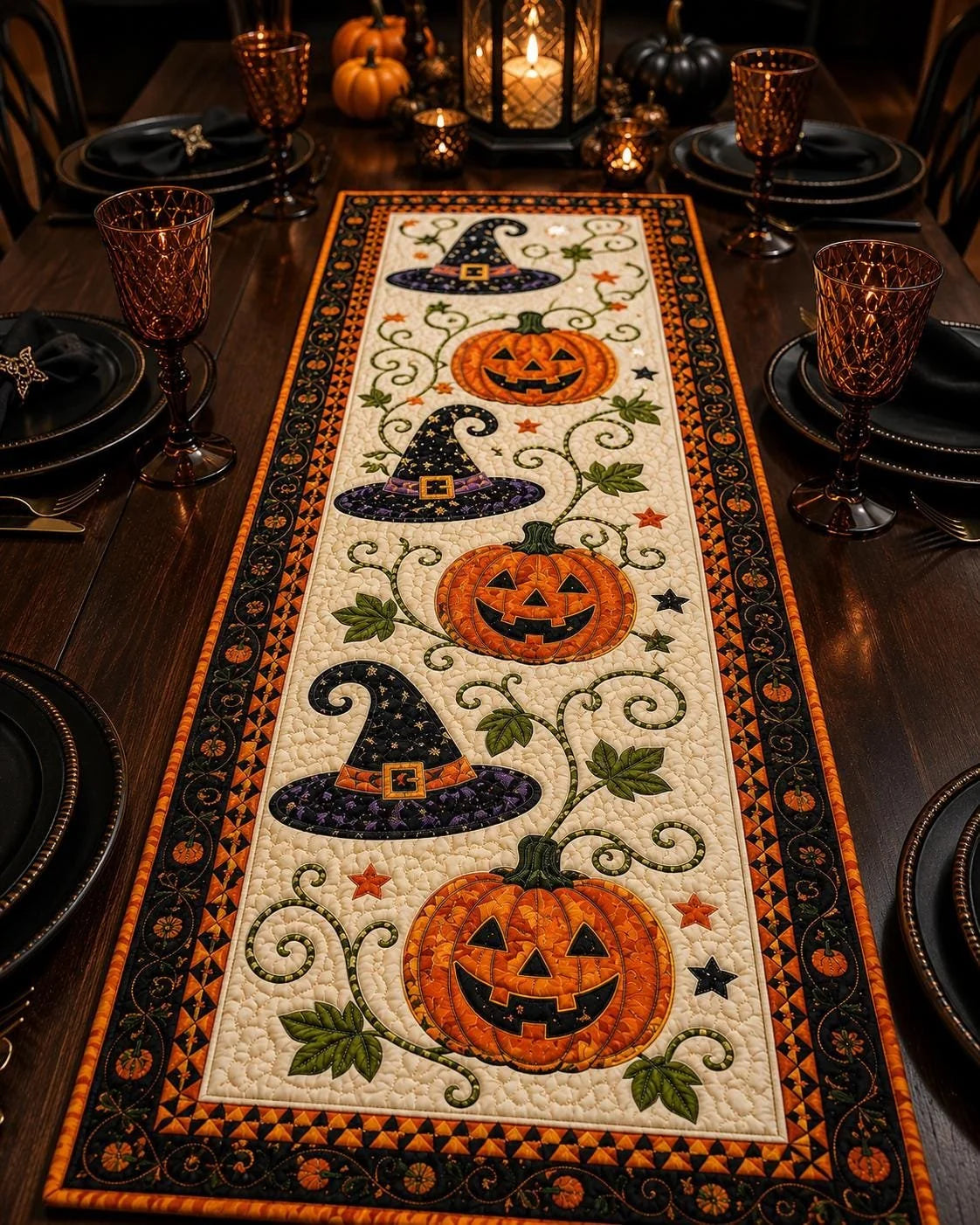 Purpose-Built Rustic Autumn Table Runner – Create a Warm Harvest