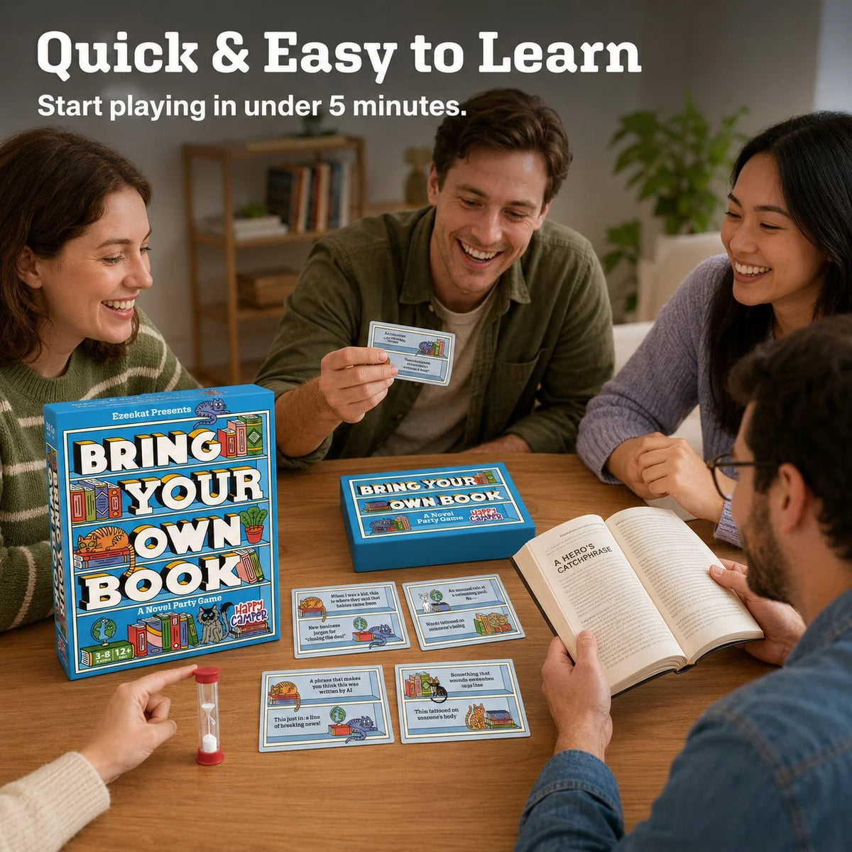 Hands-On Bring Your Own Book: A Novel Party Game for Creative Play