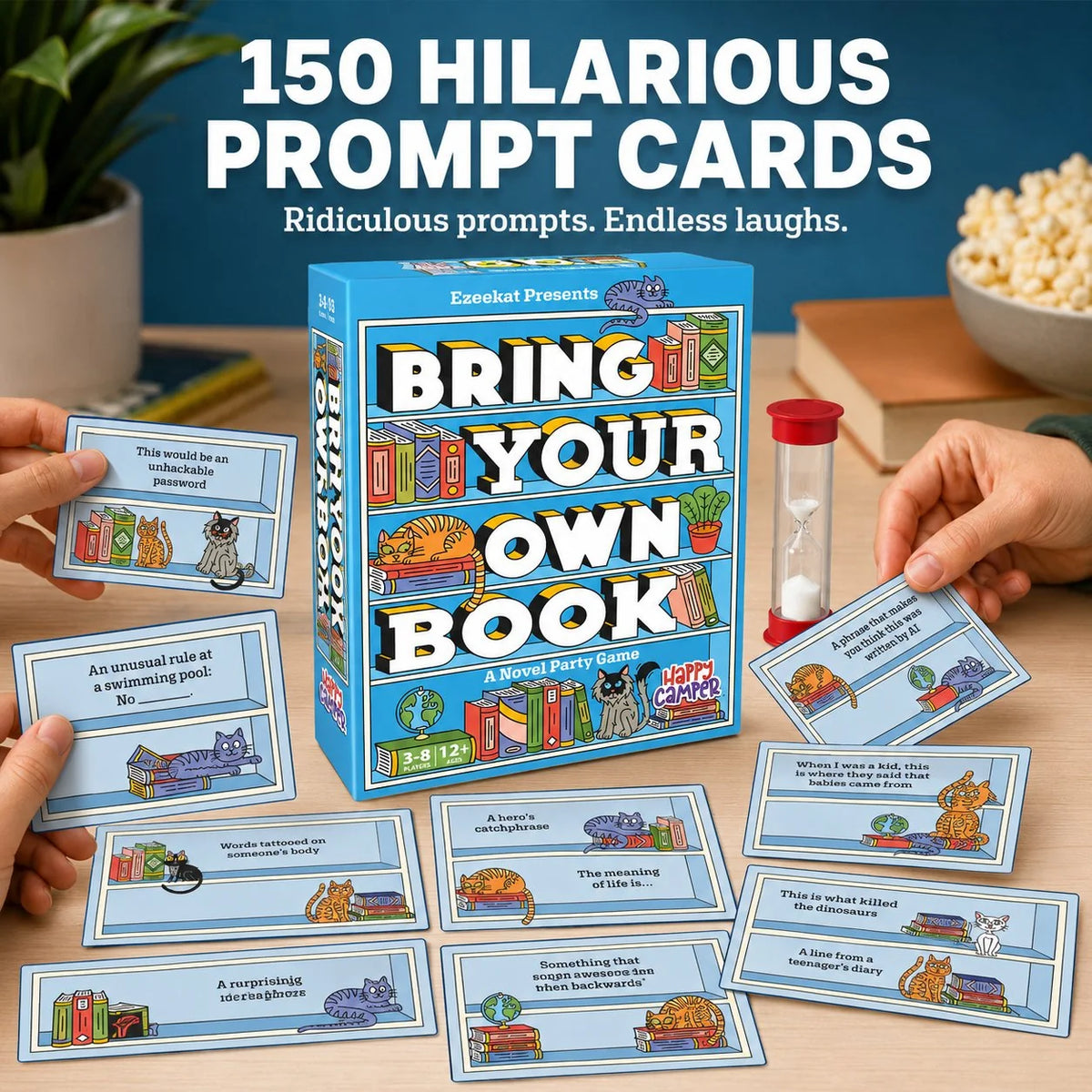 Hands-On Bring Your Own Book: A Novel Party Game for Creative Play