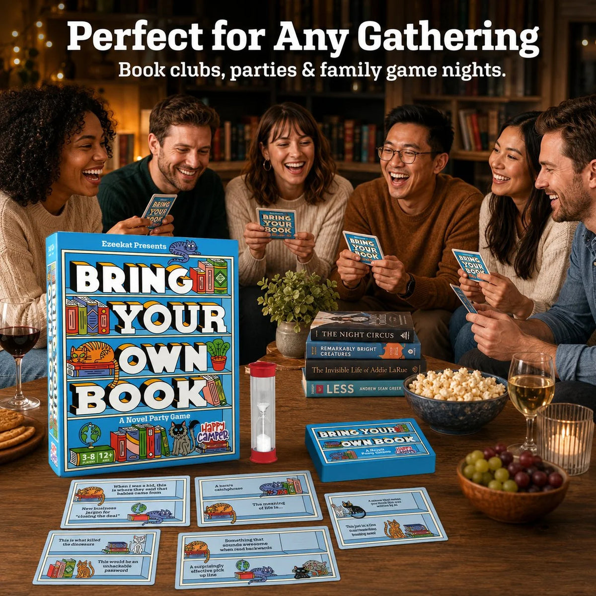 Hands-On Bring Your Own Book: A Novel Party Game for Creative Play