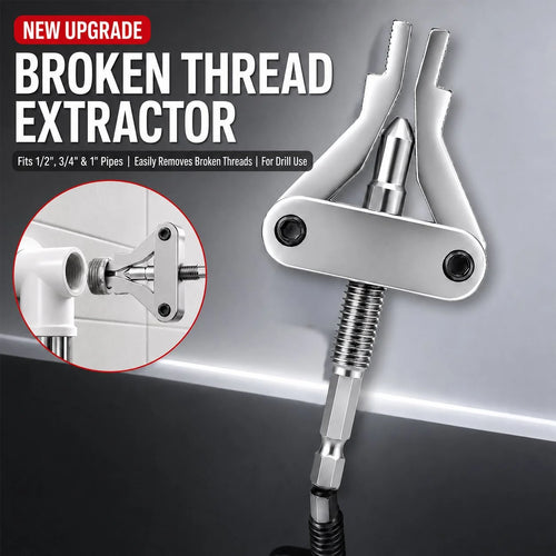 Workshop-Ready Broken Pipe Thread Extractor – Fast Drill-Powered