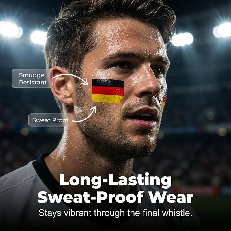 Instant Flag Face Paint Stick for Game Day & Events