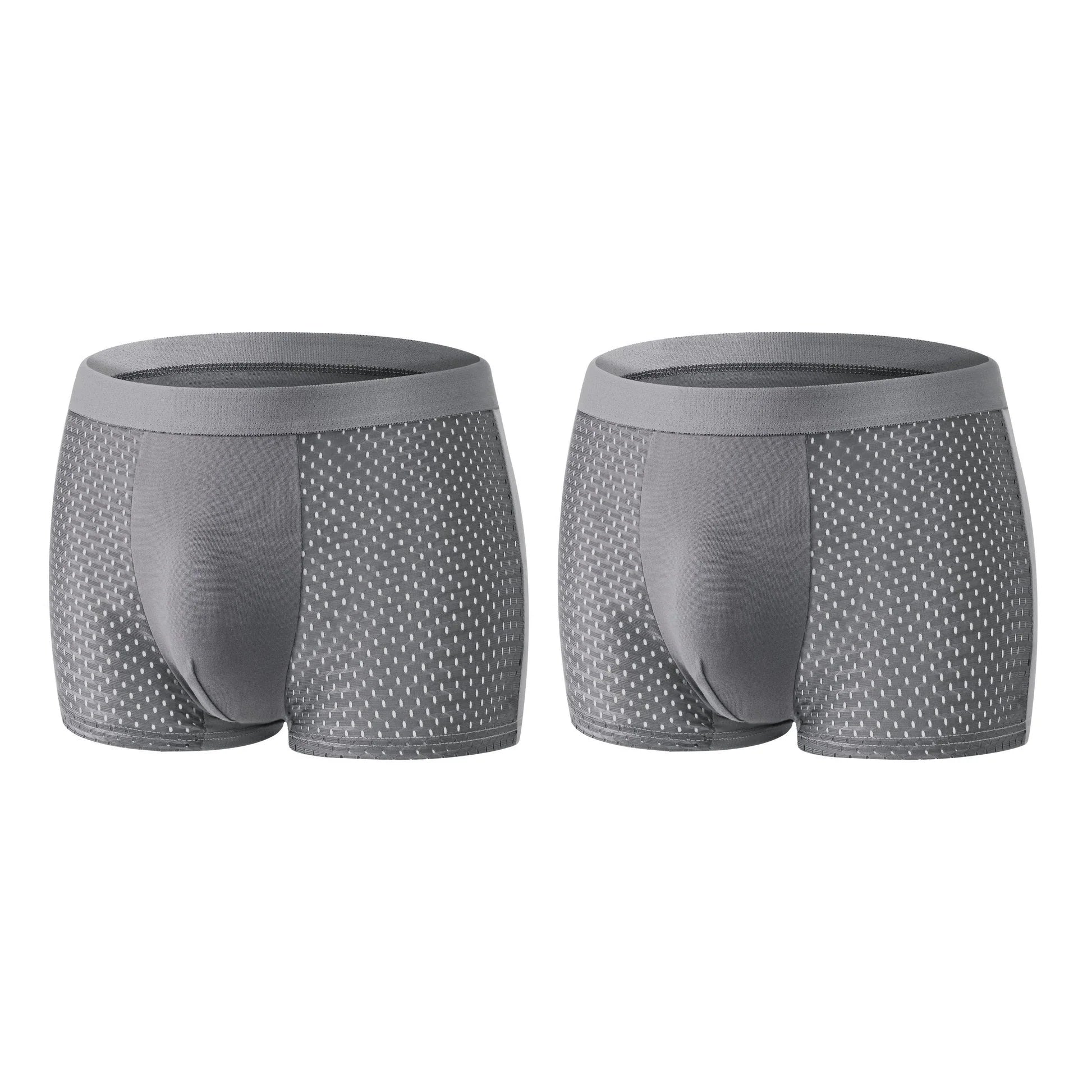 Men’s Leakproof Ice-Silk Mesh Boxer Briefs