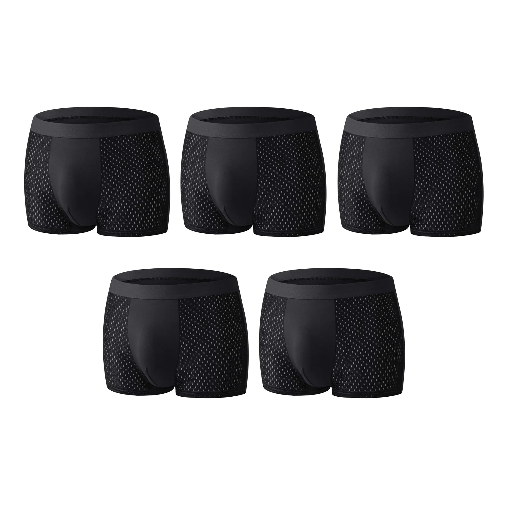 Men’s Leakproof Ice-Silk Mesh Boxer Briefs