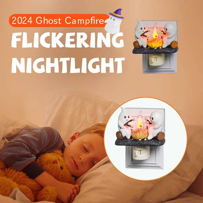 Decorative Ghosts Campfire Night Light for Focused Lighting