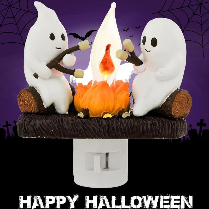 Decorative Ghosts Campfire Night Light for Focused Lighting