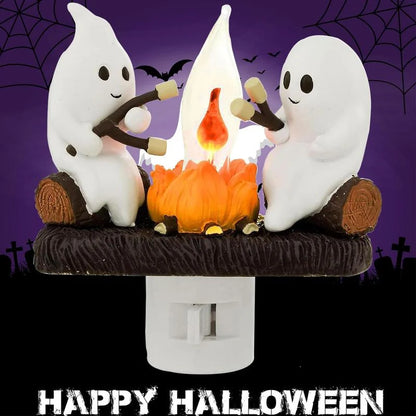 Decorative Ghosts Campfire Night Light for Focused Lighting