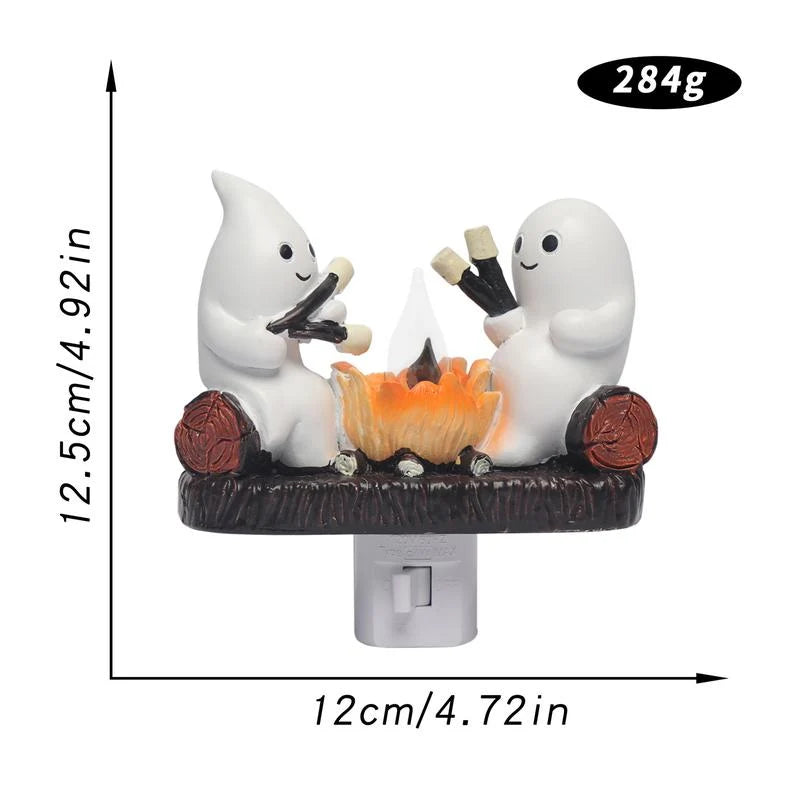Decorative Ghosts Campfire Night Light for Focused Lighting