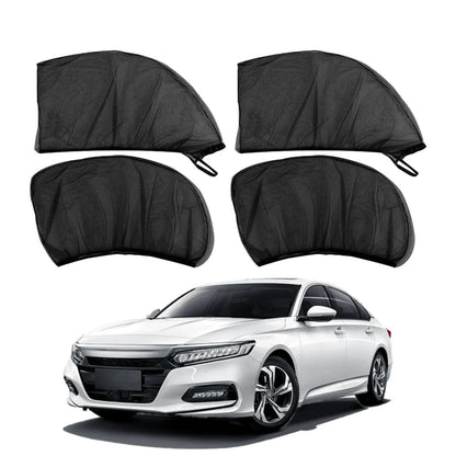 Vehicle-Ready Car Anti‐Mosquito Screen/Net, 4 Pack Car Sunshade