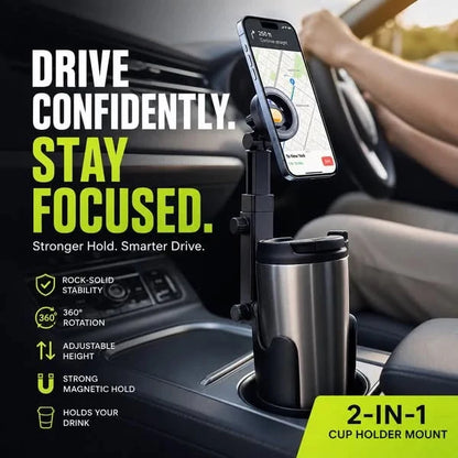 Vehicle-Ready New ArrivalHOT SALECar Cup Holder Phone Mount – 360°