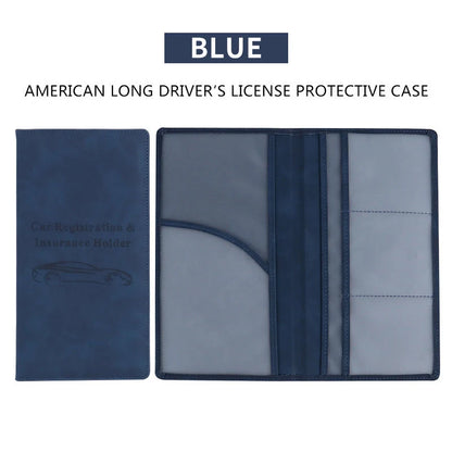 Vehicle-Ready Car Registration & Insurance Document Holder – PU
