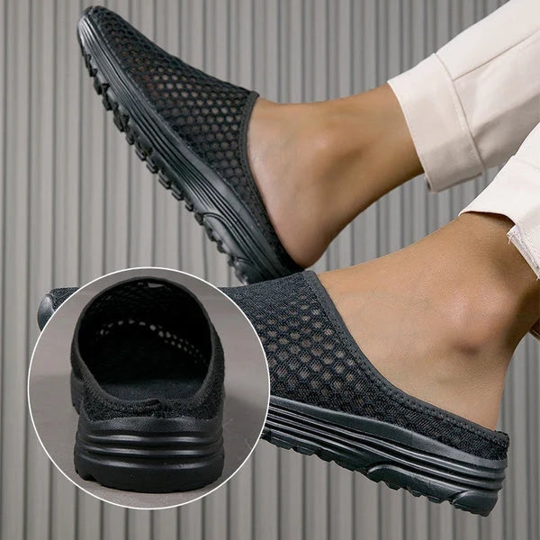 Distinctive Casual Comfort Breathable Mesh Slippers for Everyday Wear