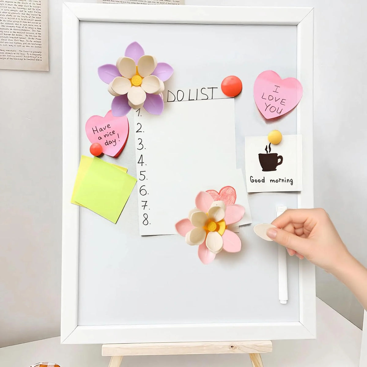 Space-Saving 2-Pack Cherry Blossom Magnetic Bag Clip