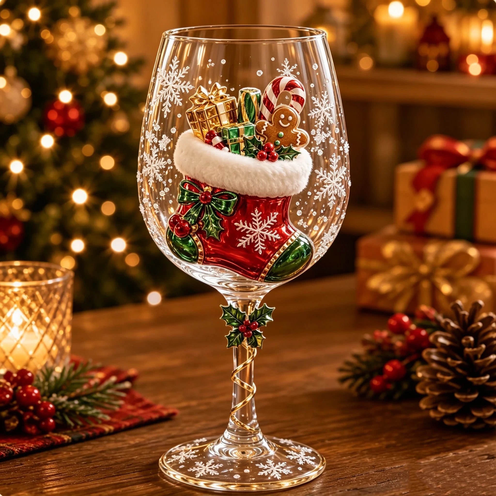 Purpose-Built 3D Wine Glass Collection Gift Box Set for Everyday Use