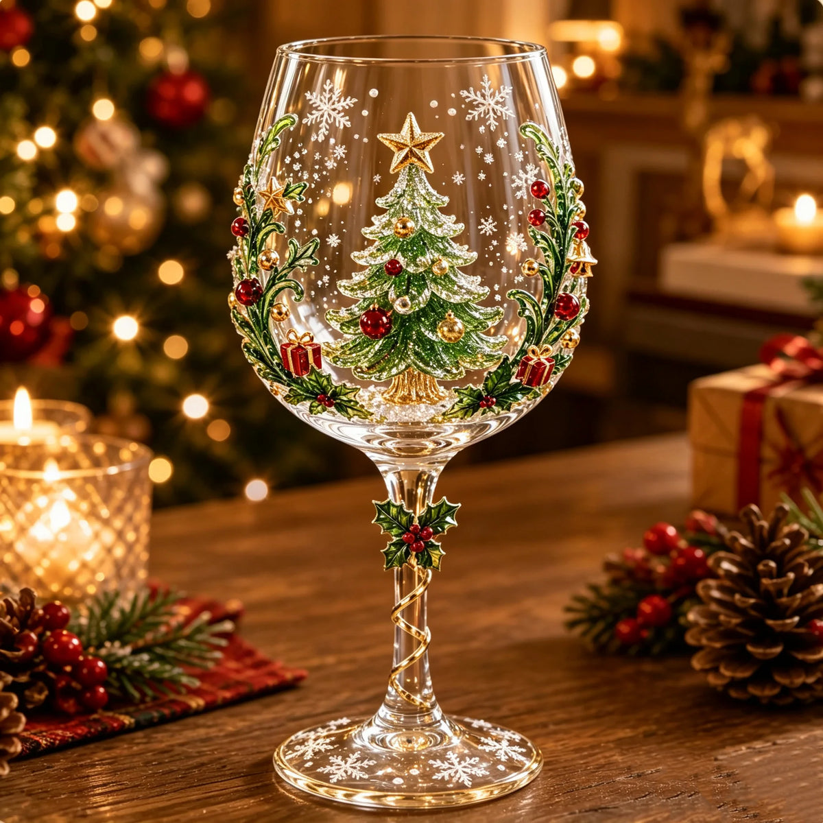 Purpose-Built 3D Wine Glass Collection Gift Box Set for Everyday Use