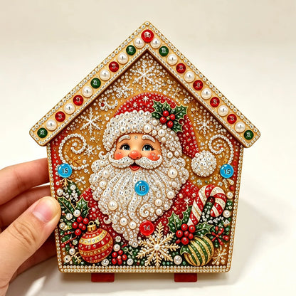 Hands-On Pearl Cottage Art Kit – Pre-Cut Wooden Panels, Sparkling