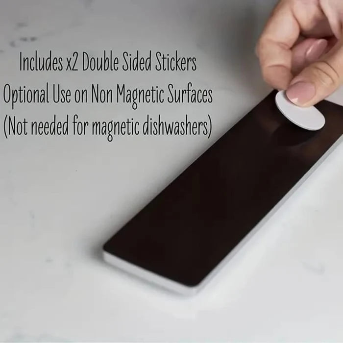 Sliding Clean-Dirty Dishwasher Magnet with Adhesive Backing