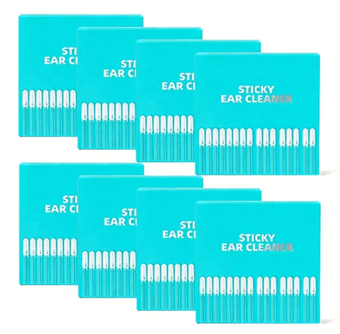 Visible-Tip Sticky Swabs for Careful Ear Cleaning