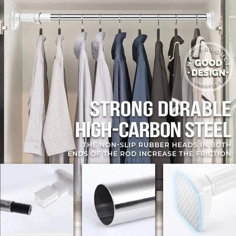 Purpose-Built Adjustable Drill-Free – Tension Rod for Everyday Use