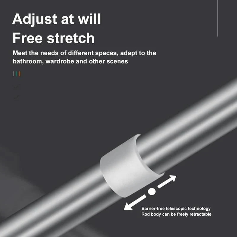 Purpose-Built Adjustable Drill-Free – Tension Rod for Everyday Use