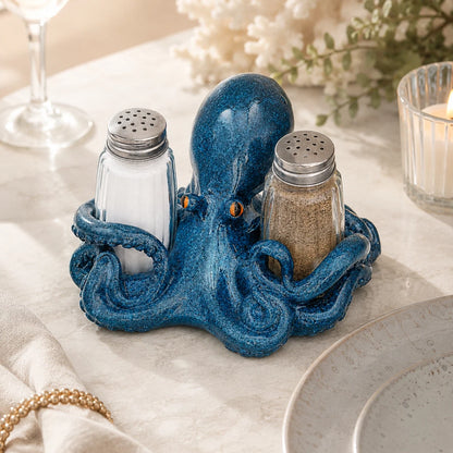 Purpose-Built Coastal Animal Salt & Pepper Shaker Holder