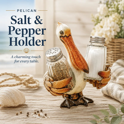 Purpose-Built Coastal Animal Salt & Pepper Shaker Holder
