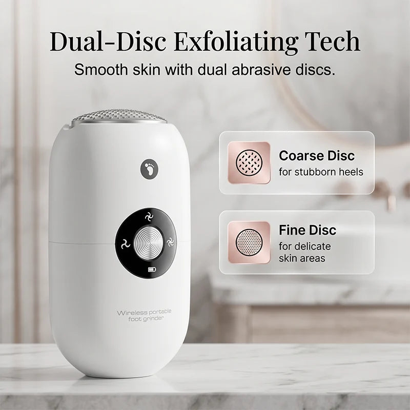 Purpose-Built Compact Automatic Foot Pedicure Grinder for Everyday Use