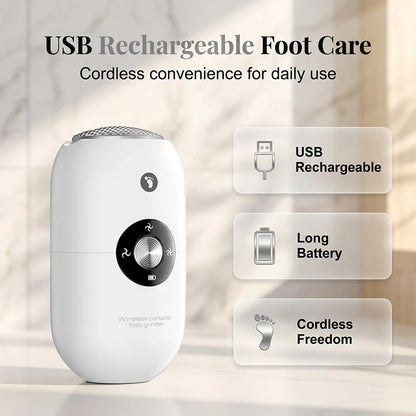 Purpose-Built Compact Automatic Foot Pedicure Grinder for Everyday Use