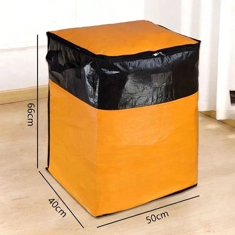 Space-Saving Collapsible Storage and Moving Bag for Tidy Storage