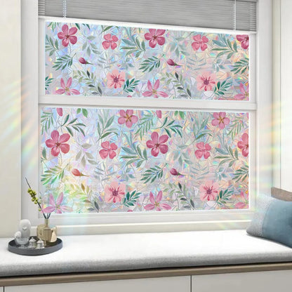 Decorative Colorful flowers, dazzling sunlight, double-sided visible