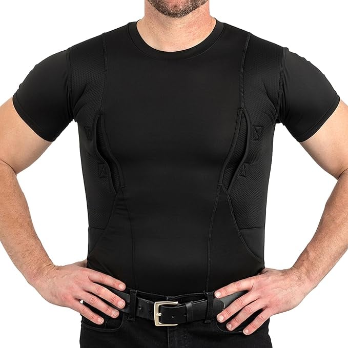 Distinctive Compression Tactical Short Sleeve T-Shirt with Dual Side