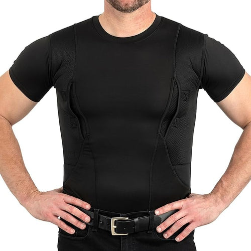 Distinctive Compression Tactical Short Sleeve T-Shirt with Dual Side