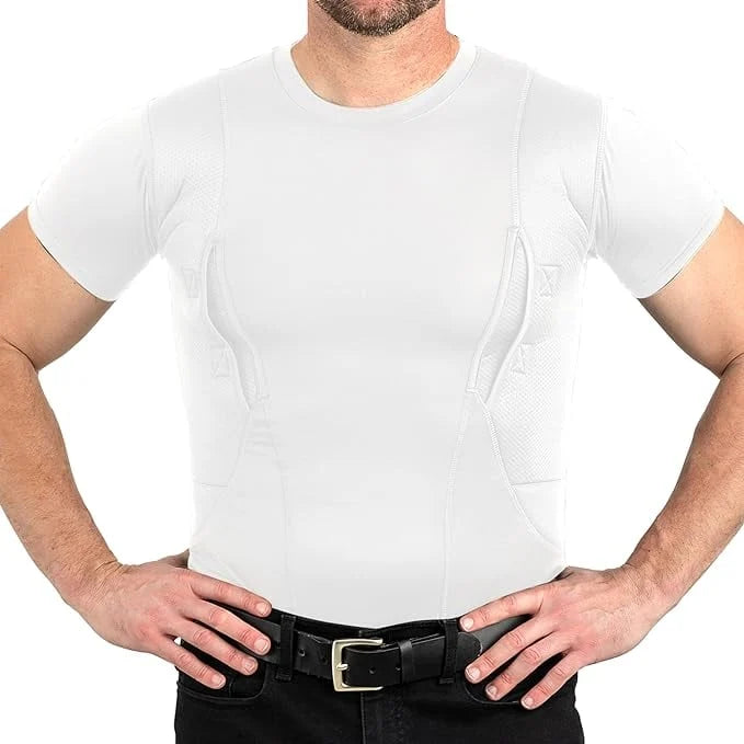 Distinctive Compression Tactical Short Sleeve T-Shirt with Dual Side