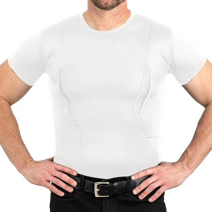 Distinctive Compression Tactical Short Sleeve T-Shirt with Dual Side